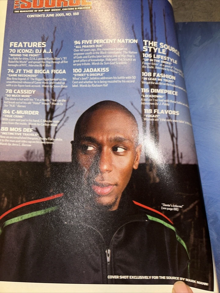 THE SOURCE MAGAZINE Jadakiss 50 Beef Cassidy Paul Wall Mos Def JUNE 2005 NO 188 - Image 2 of 4