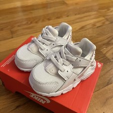Nike Huarache Run TD White 704950 110 Toddler Size 4C