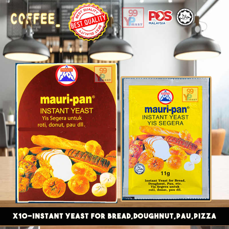 5 X New Instant Yeast for Bread Doughnut Pau Pizza Halal Certified Free  Shipping