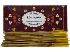 Flora Agarbatti Champaka Fragrance Natural Rolled Masala Incense Sticks 250 Gram