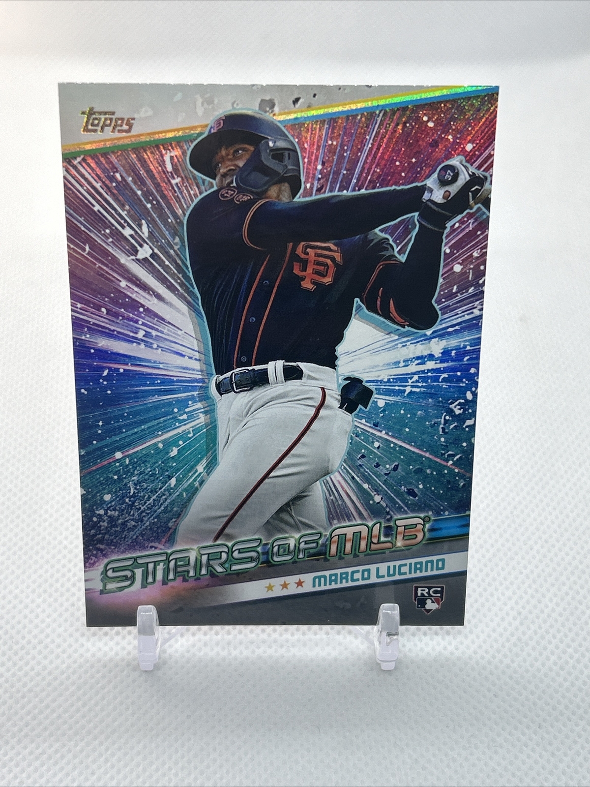Marco Luciano RC 2024 Topps Series 1 Stars of the MLB Insert #SMLB-30 SF Giants