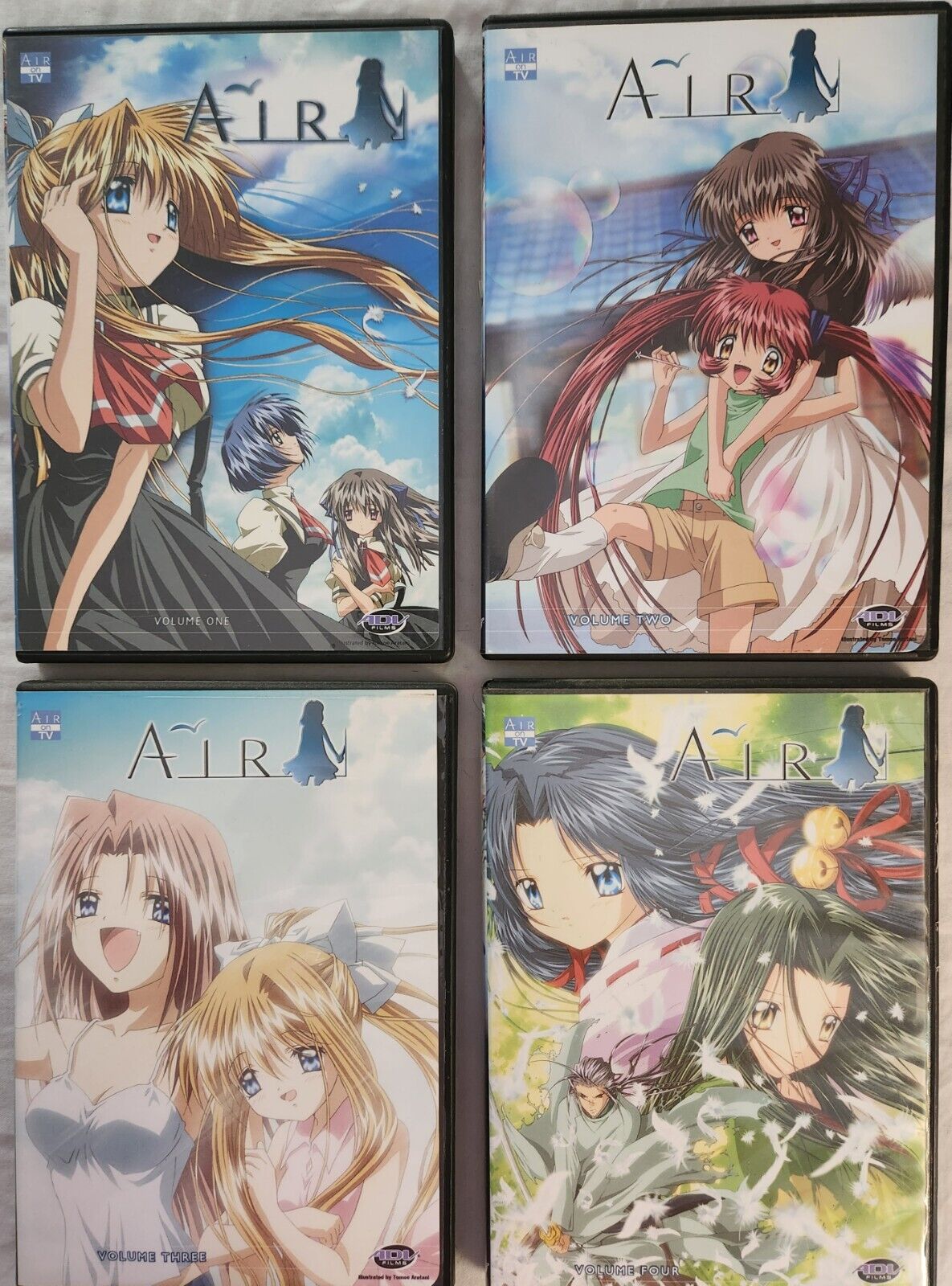 Anime DVD First Press Limited version 4-volume set with box of