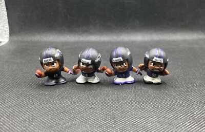 NFL Teenymates Lamar Jackson Terrell Suggs Mark Andrews & Marquise Brown Figures