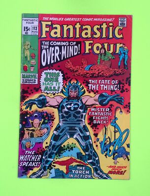 Fantastic Four #113 Vol. 1 1971 Marvel Comics 1st App 7.0 Comic Book J8-144