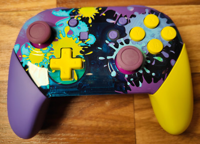 Custom Nintendo Switch Pro Controller Original Base Splatoon Stil