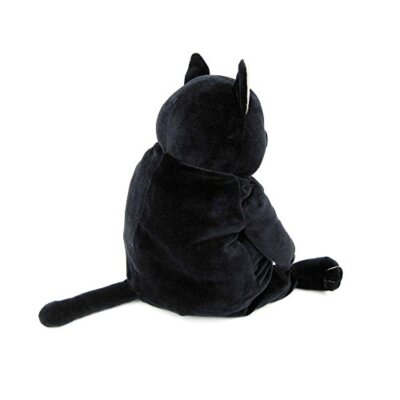 Shinada Global Mochi Series Mochi Neko Plush Toy Black Cat L Size