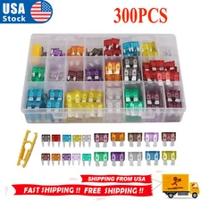 300Pcs Car Blade Fuse Assortment Assorted Kit Blade Set Auto Truck Automotive