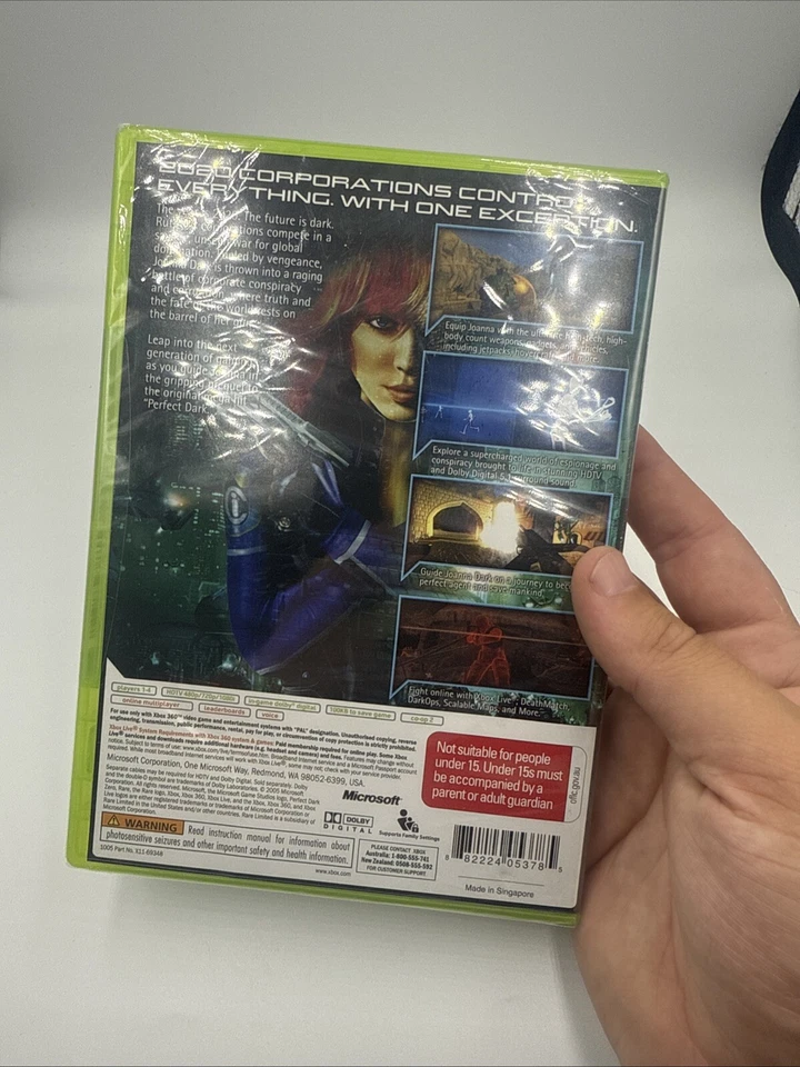 Perfect Dark Zero Microsoft Xbox 360 PAL Game BRAND NEW SEALED RARE Free Postage - Image 3 of 4