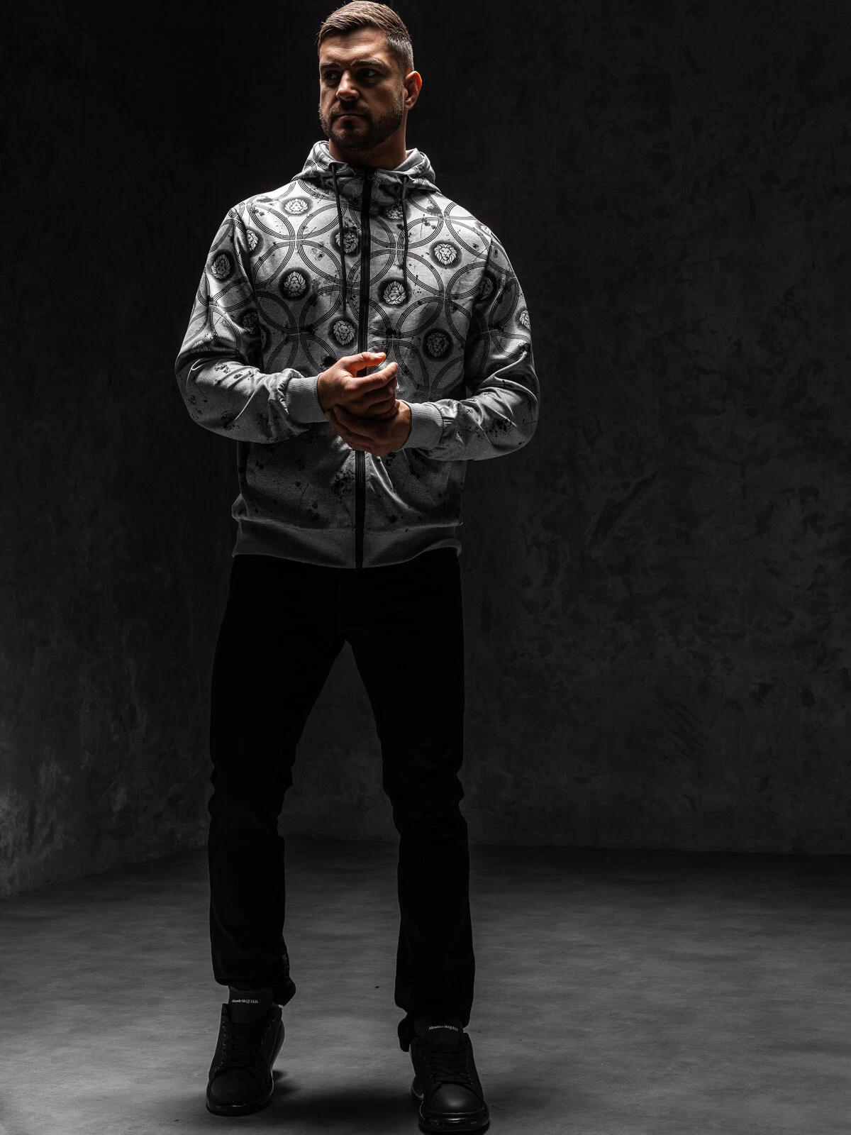 SACAI Felpa con cappuccio pullover felpa con cappuccio felpa stampa uomo stampa bolof