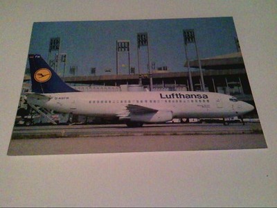 AK. Flugzeug. Flughafen. Lufthansa. Paris.