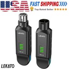 LEKATO Wireless Microphone Transmitter Receiver 2.4GHz, 48V Phantom Power