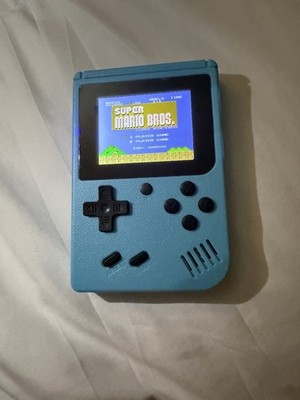 Game Box Plus Handheld Console Retro Gaming System 400 Preloaded Games In Blue