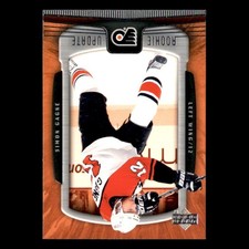 Simon Gagne #71 2005-06 Upper Deck Rookie Update Philadelphia Flyers Hockey Card. rookie card picture