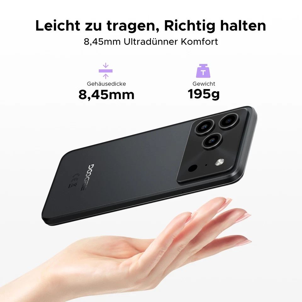 DOOGEE Note 56 Plus Android 16 Smartphone Ohne Vertrag 48GB+256GB 4G Handy NFC - Bild 2 von 4