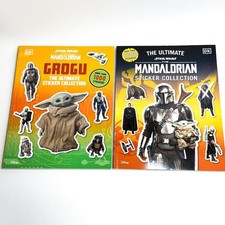 The Mandalorian Grogu Official Sticker Book Set of 2