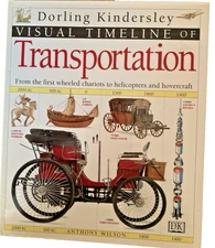 DK Visual Timeline of Transportation by Anthony Wilson (Hardcover)