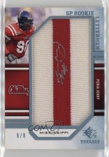 2009 SP Threads Rookie Lettermen Auto College 6/8 Peria Jerry #249 Auto k4s