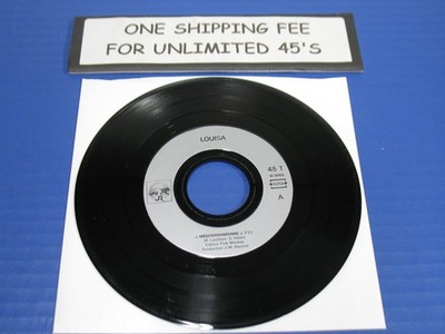 LOUISA - Mediterraneene /Kathe Trelo Pedi - Pop Chanson 7'' 45 RPM Record Suisa