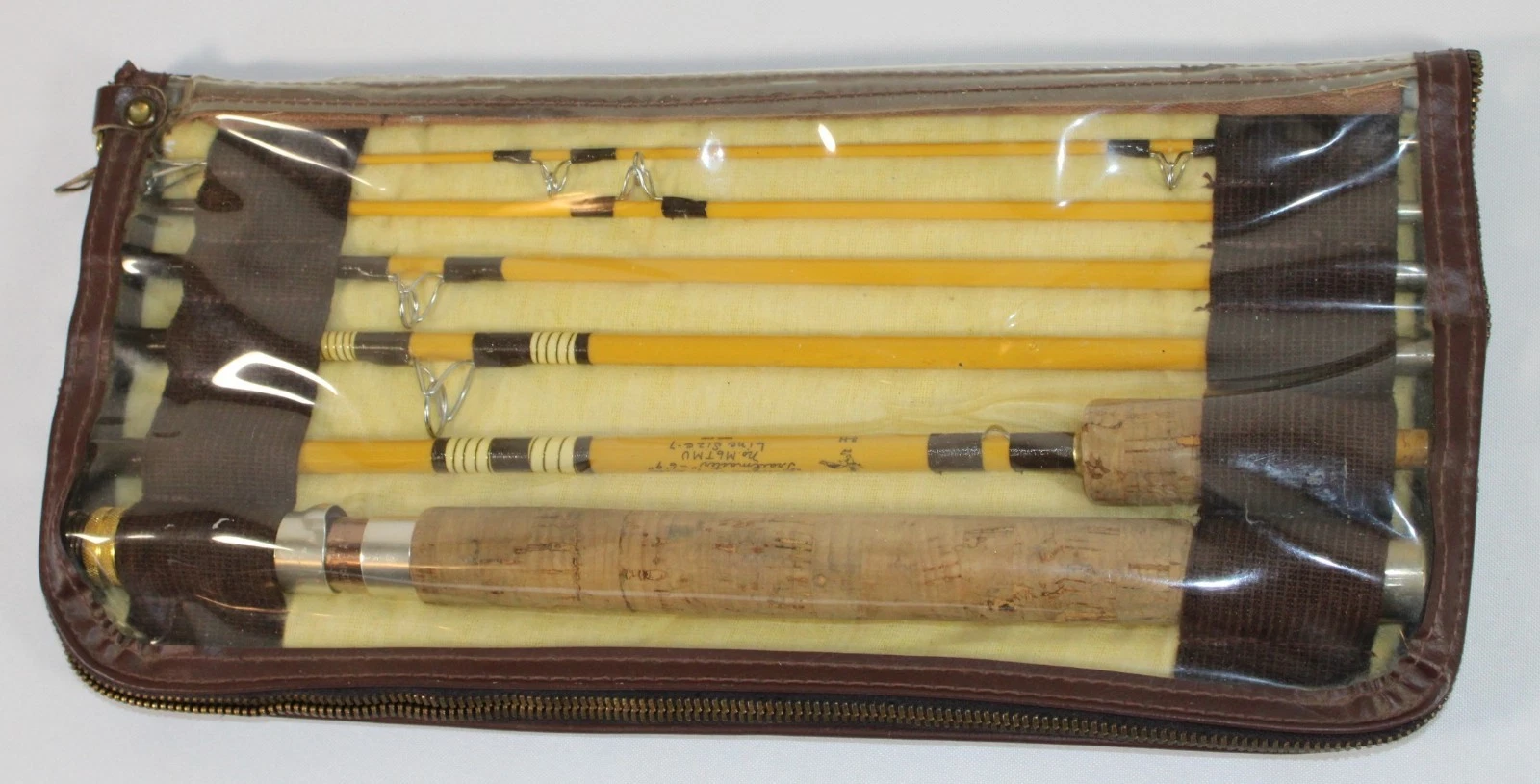 Vintage Eagle Claw Wright McGill Trailmaster M6TMU 6' 9" Fly Rod w/ Case 6 Piece
