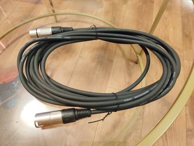 Stagg SMC1 Stecker XLR auf Buchse XLR Mikrofonkabel - Schwarz - 5m
