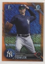 2016 Bowman Chrome Prospects Orange Shimmer Refractor Dustin Fowler #BCP153 09ai