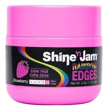 Ampro Shine N Jam Rainbow Edges gel Strawberry - 4 oz
