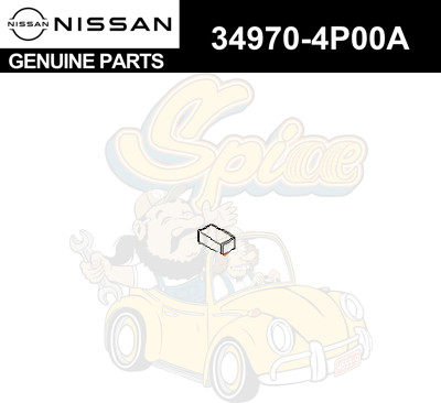 Nissan 2000-03 Pathfinder Shift Interlock Solenoid Assembly 34970-4P00A