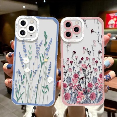 Flower Phone Case for Samsung A06 A56 A16 A36 A55 5G A15 A54 A14 A34 A50 A23 A51