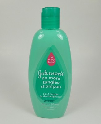 Johnsons no more tangles shampoo 2-in-1 formula for thin straight Hair 13 Fl oz