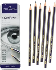 Graphite Sketch Pencil Set - 6 Graphite Pencils (2H, HB, B, 2B, 4B, 6B), Drawing