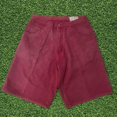 Vintage Code Zero Red Denim Shorts   Size 38