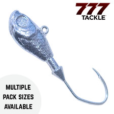 Ultra Minnow Bass Fishing Jig UnPainted Victory V Loc Tin Hook 50 or 100 Pack