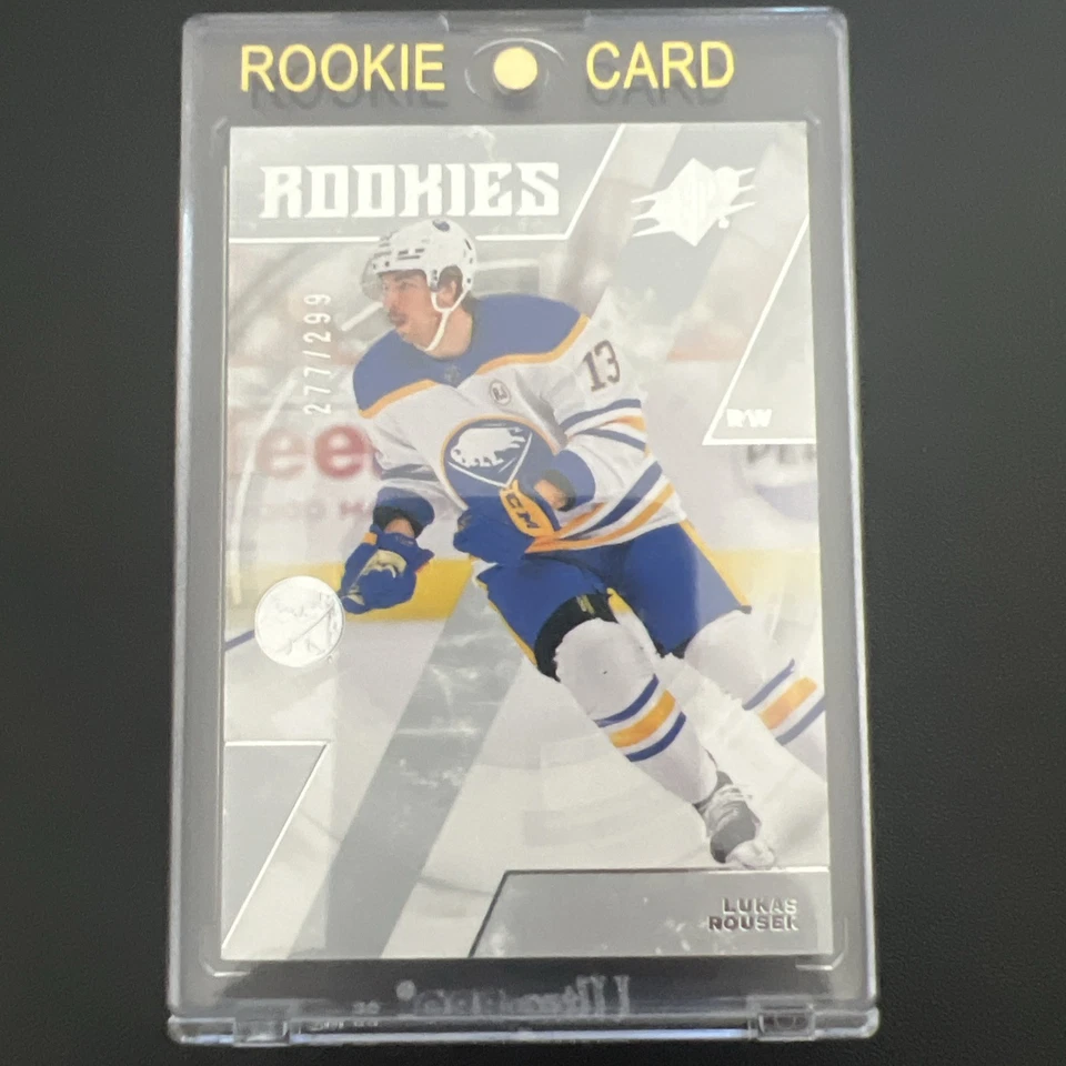 2023-24 Upper Deck SPx Rookies /299 Lukas Rousek #189 Rookie Buffalo Sabres RC - Image 2 of 4