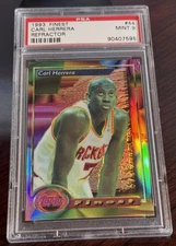 1993 CARL HERRERA TOPPS FINEST REFRACTOR #44 PSA 9 POP 13
