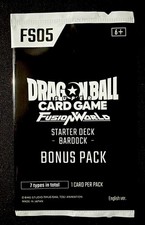 Starter Deck Bardock Bonus Pack Dragon Ball Sealed Promo Card