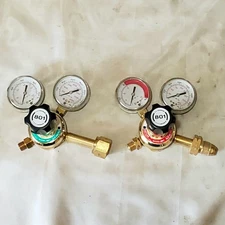 Harris Model 801 Regulator Set Oxygen Acetylene Cutting Welding Torch