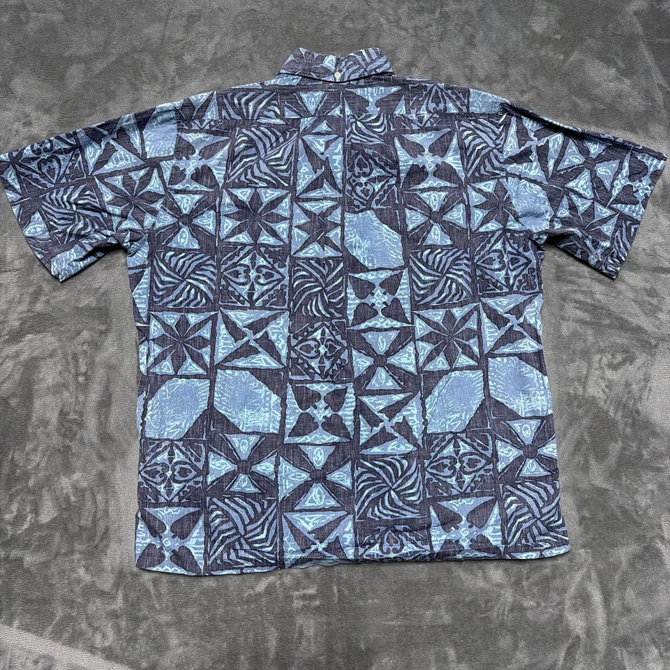 Camisa Reyn Spooner Para Hombres L Hawaiana Popover Aloha Conmemorativa Estampado Reverso De Colección Foto 2 de 4