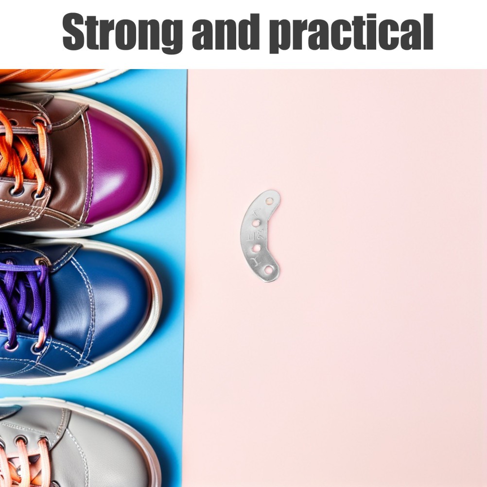 4 Pairs Heel Taps Boot Repair Kit Plate Replacement Plates