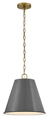 Lark 83527 Blake 1 Light 13"W Pendant - Brass - Picture 7 of 8