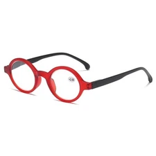Nerd Classic Round Fashion Trend Retro Men Women Lightweight Reading Glasses