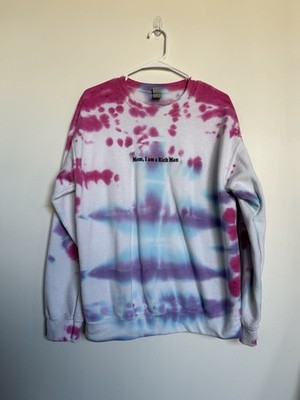Gildan - Hand Tie Dye Multi Color - Heavy Blend Sweater-  Size M- New