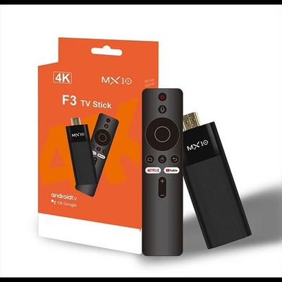 4K Android TV Stick MX10-F3 H313 Quad Core 2GB RAM 16GB ROM Dual WiFi