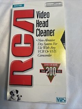 RCA Video Head Cleaner SEALED VHS TAPE for your VCR  Product Dated 2000 