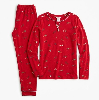 Eberjey Pajama Set Red Kids Size 8