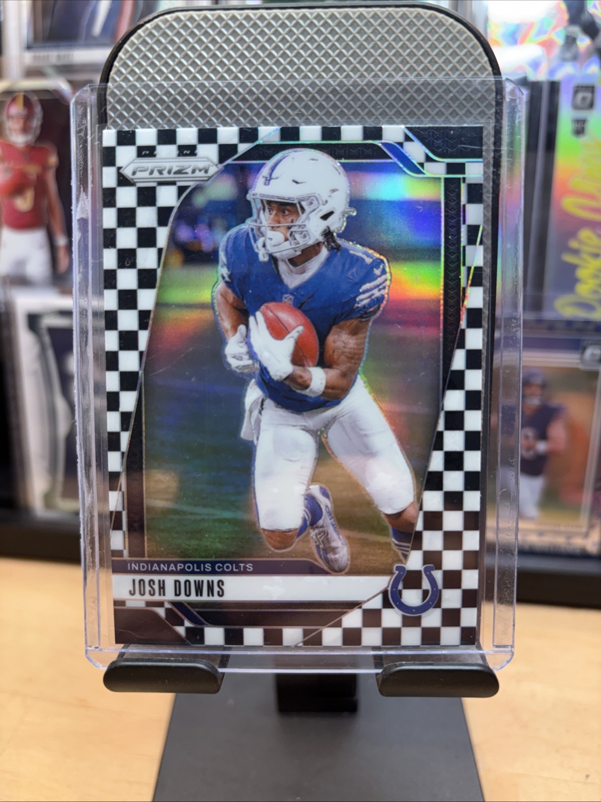 2024 Panini Prizm - Josh Downs #122 Black & White Checker Prizm