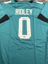 Calvin Ridley Autographed Signed XL Custom Jaguars Jersey-Beckett Witnessed
