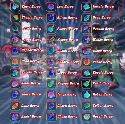 HYPER BERRIES 100 PCS ANY 🌟MEGA DIMENSION🌟Pokemon Legends ZA