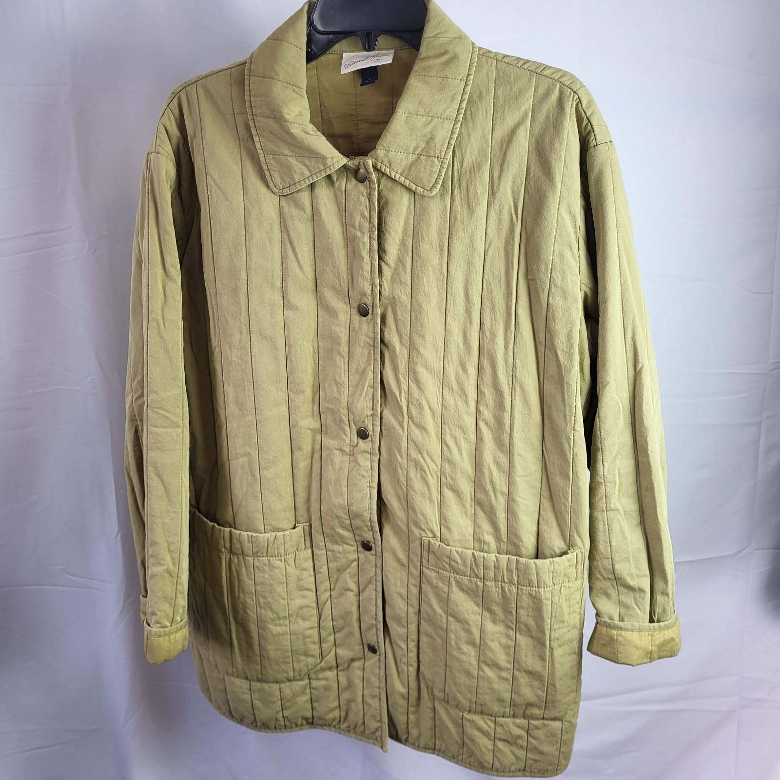 Women's Universal Thread Tan Jacket size Large sn… - image 1