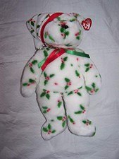 Ty Beanie Buddies 1998 Holiday Teddy - Bear