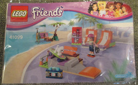 Lego Friends Heartlake Skate Park 41099 - 100% Complete Parts w/Manual - No Box